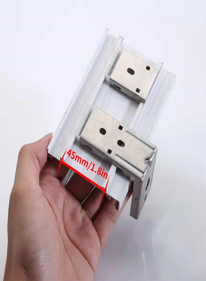 Surf turtle Mountings Brackets for Vertical Blinds 2 Sets Zebra Blinds Accessories Replacement Mount Hardware, for Both Inside or Outside L-Shaped Metal Blinds Mounting Bracket - Image 4